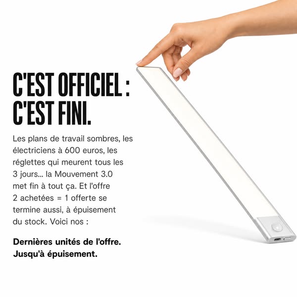 L'offre que votre plan de travail attendait