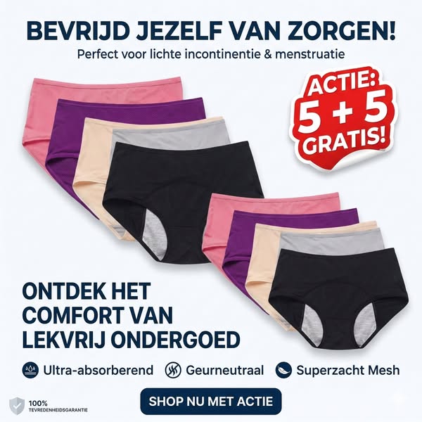 Lek-vrij ondergoed heeft mijn leven veranderd!