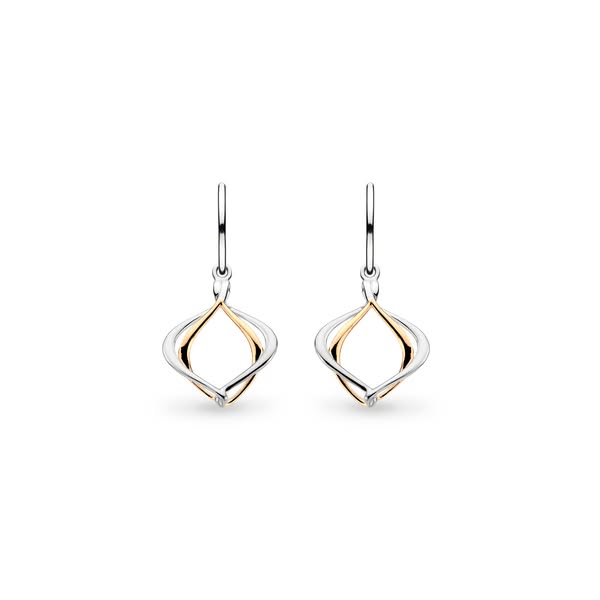 Alicia Golden Petite Drop Earrings