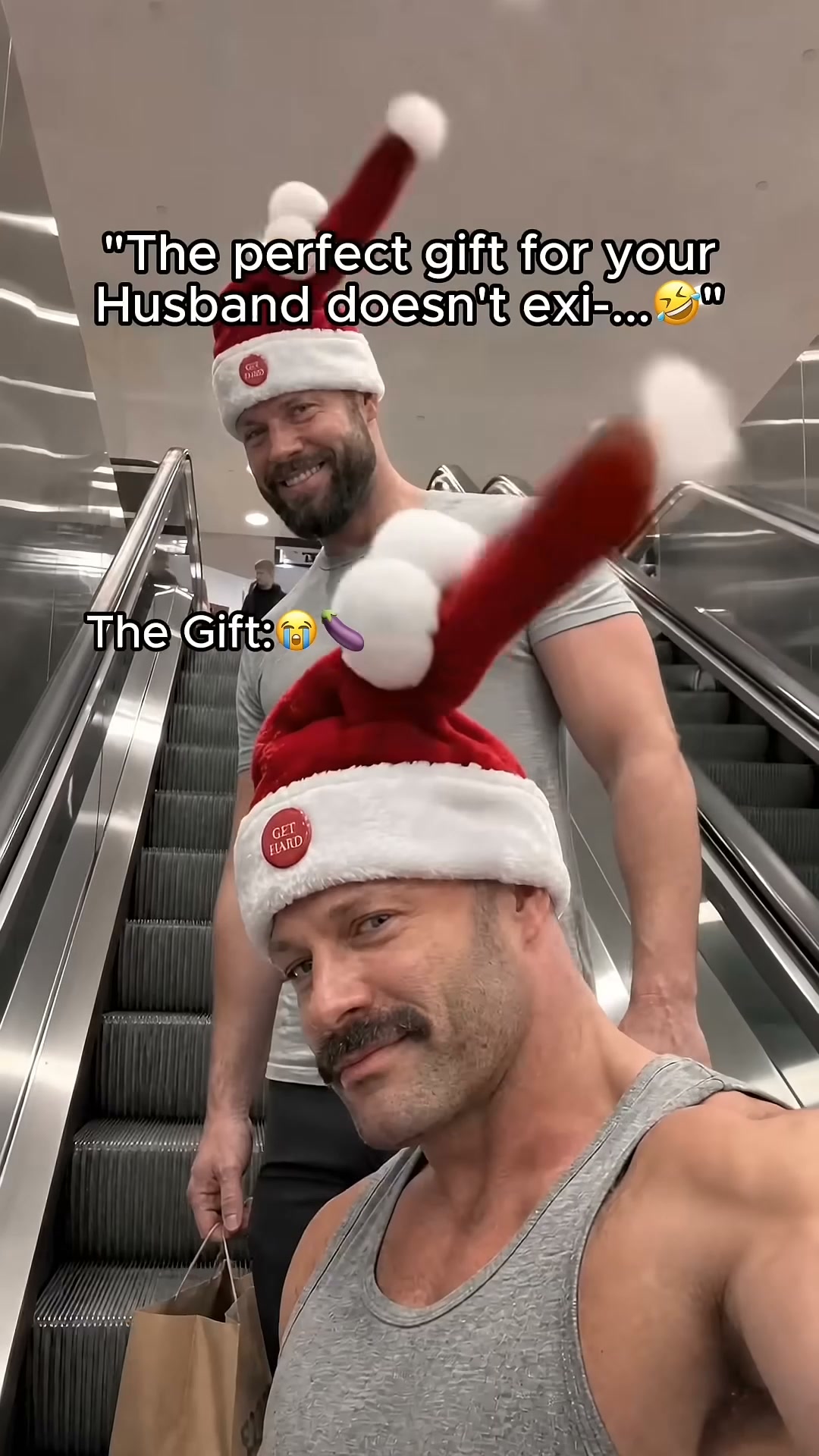 Electric Swinging Santa Hat