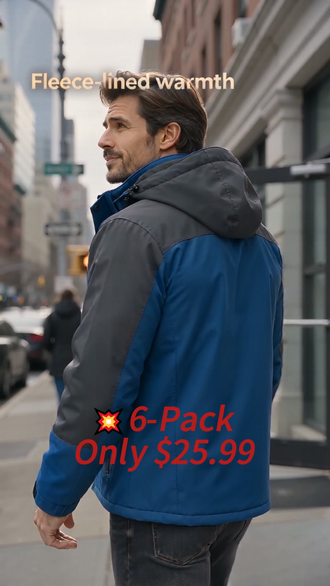 Tired of Freezing Outside? Try This Windproof Fleece‑Lined Men’s Jacket