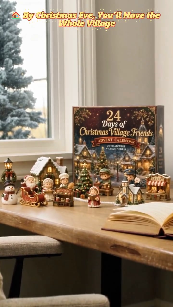 24 Days of Christmas Village Friends Advent Calendar