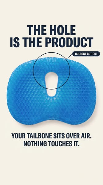 Your Tailbone Sits Over Air
