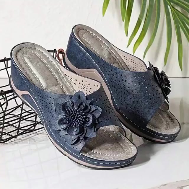 Hot SaleSoft Leather Arch Support Orthopedic Sandals