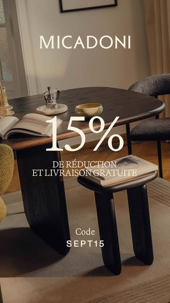 Micadoni : -15 % sur votre commande