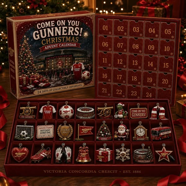 Come On You Gunners! Football Christmas Advent Calendar