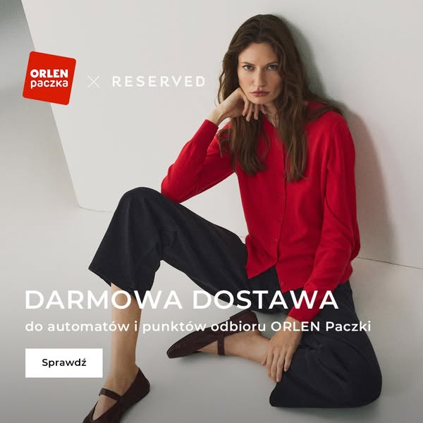 Darmowa dostawa ORLEN Paczką w Reserved!