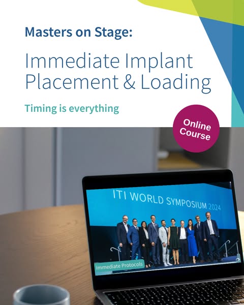 Master immediate implant placement & loading — Evidence-based. fully online.