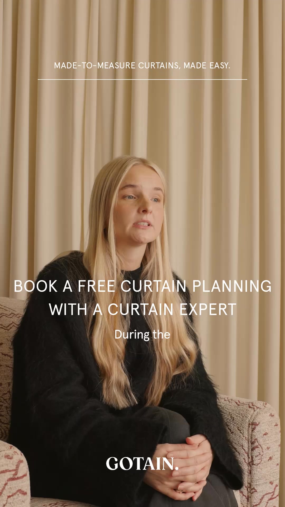 Speak with a curtain expert