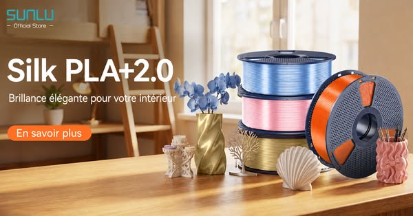 Nouveau SUNLU Silk PLA+ 2.0