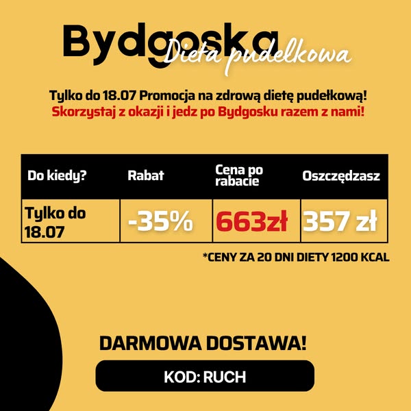 Kod rabatowy: RUCH