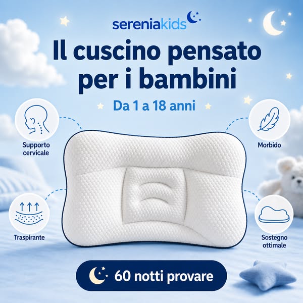 Serenia • Il Cuscino Posturale per Bambini