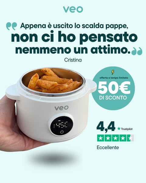 Pappa pronta sempre, ovunque tu sia