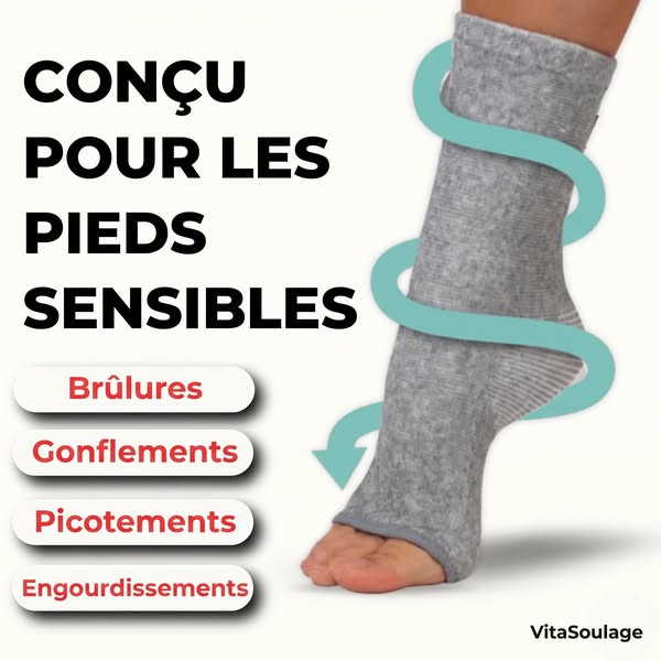 Conçu pour les pieds sensibles, doux comme rien d'autre