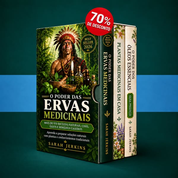 O Poder das Ervas Medicinais + Livros de Oferta