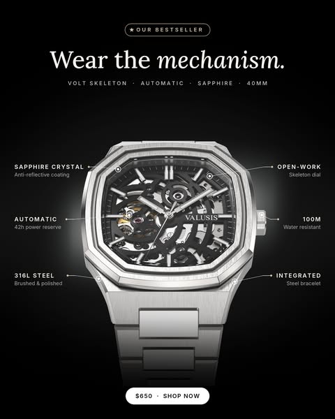 Awarded Best Watch Brand in Dubai 2025
