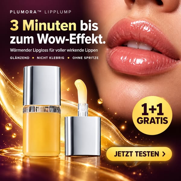 Vollere Lippen in 3 Minuten Ohne Nadeln, ohne Termin 1+1 GRATIS – nur kurze Zeit