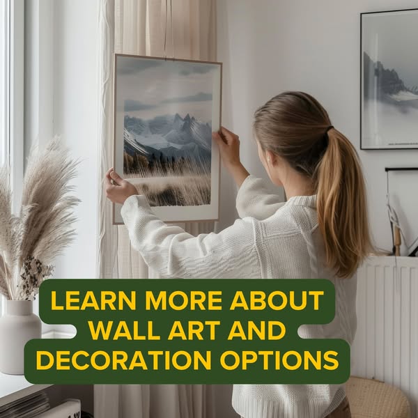 Learn more about wall art and decoration options