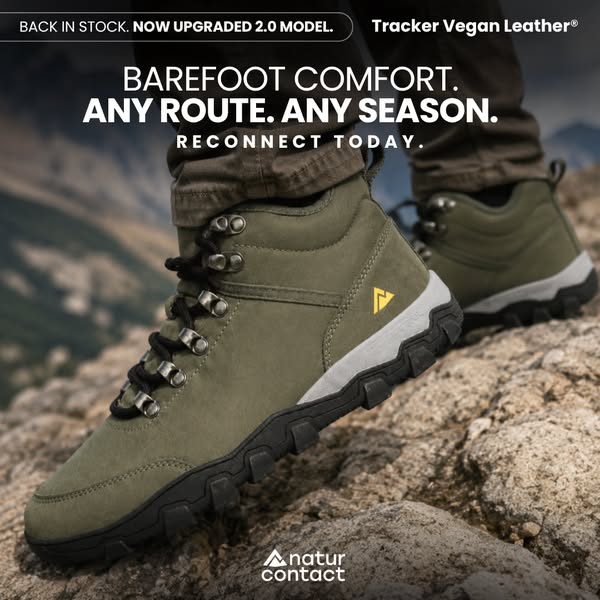 Naturcontact | Tracker Vegan Leather 2.0® Barefoot shoes