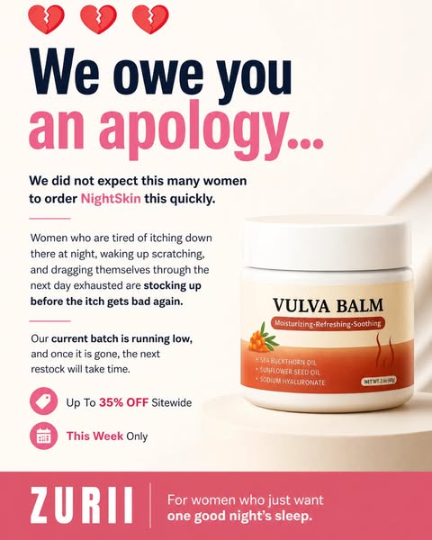 Better solution for intense vaginal itching at night