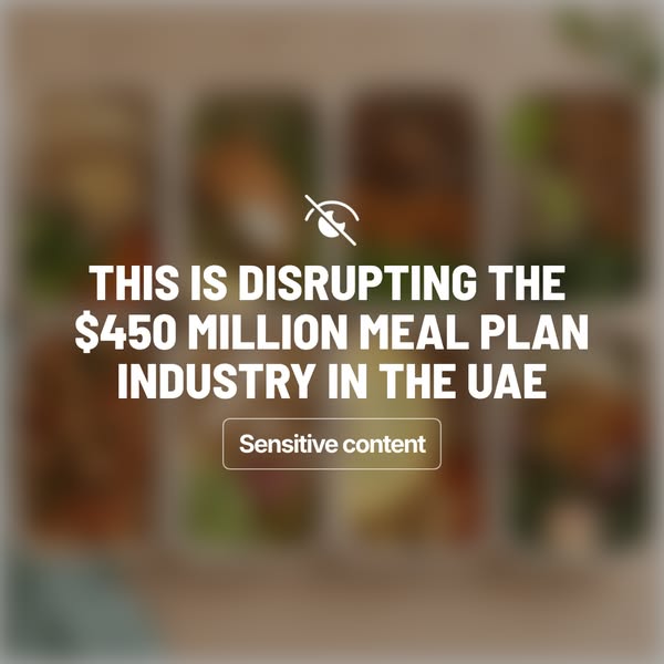 UAE Doesn’t Need Another Meal-Plan Company. It Needs This.