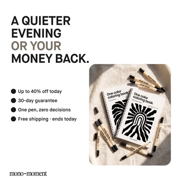 15% off while stock lasts