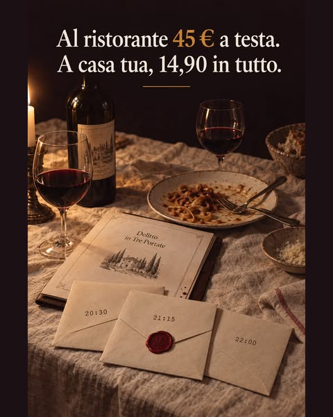 Meno di una pizza a testa