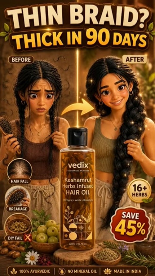 Vedix Keshamrut 16+ Herbs Infused Hair Oil