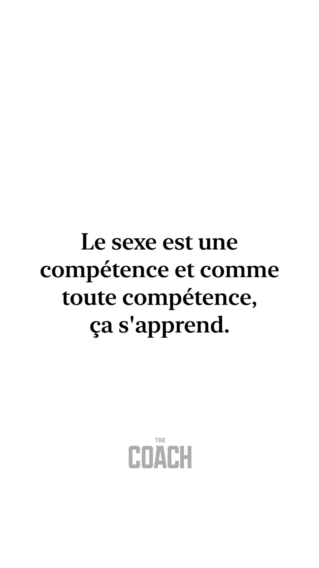 Maîtrisez ce que personne ne vous apprend!