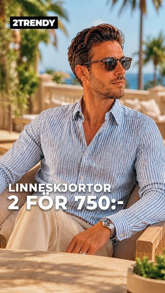 2 Linneskjortor för 750