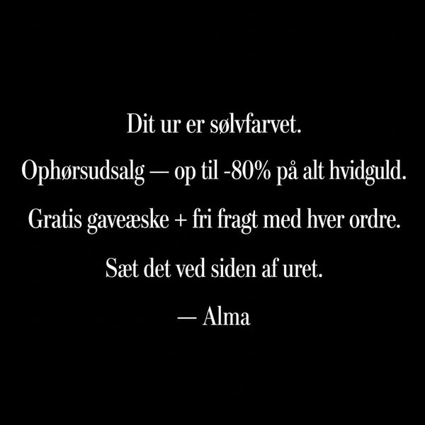 Ophørsudsalg: op til -80 %