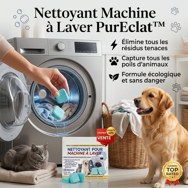 Actualités - Nettoyant écologique pour machine à laver