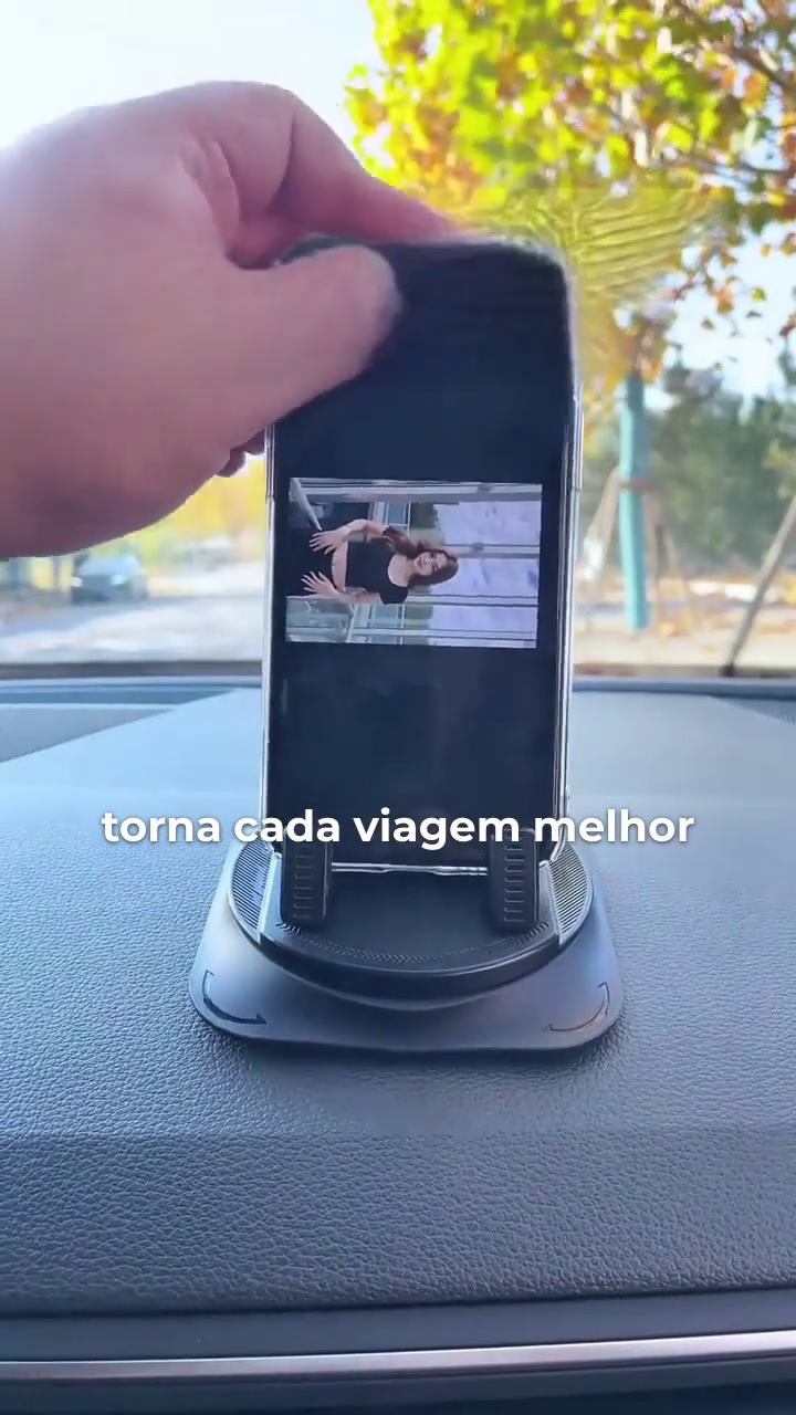 Mantém o telemóvel seguro enquanto conduzes