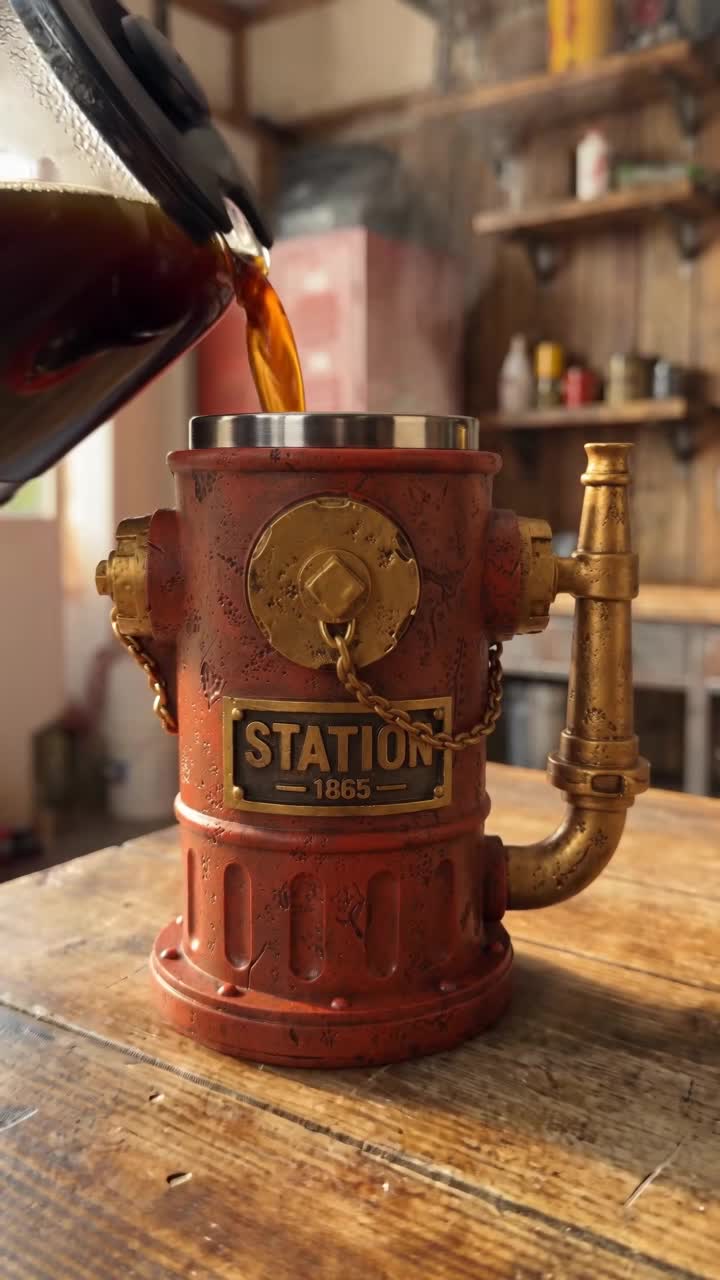 Vintage Fire Hydrant Coffee Mug – Christmas Gift
