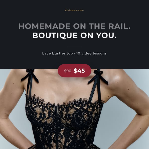 Amidala Bustier Top Course — $45 instead of $90