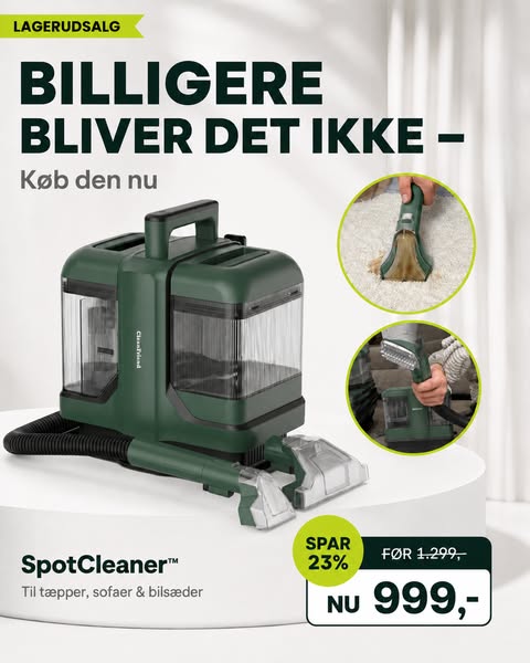 Spar 23% på SpotCleaner™