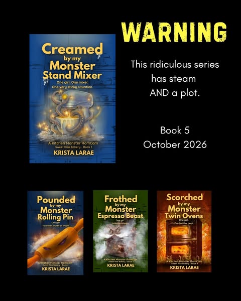 Plot-forward romance series that gets spicier with each book.