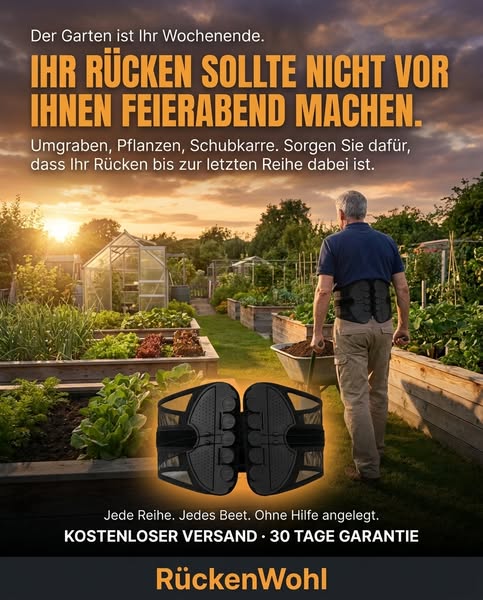 Rückenbandage geht weg wie warme Semmeln!