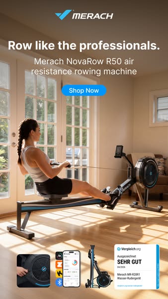 Merach NovaRow R50 Air Resistance Rowing Machine