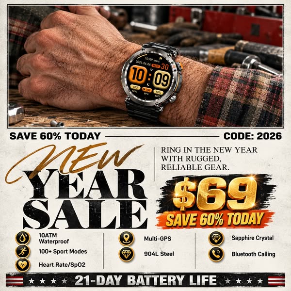 $69. GPS. 21-Day Battery. Waterproof. Calls & Notifications on your wrist. Health tracking 24/7.