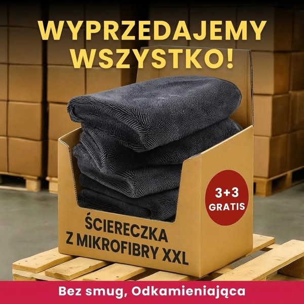 3 ściereczki kupione, 3. gratis!