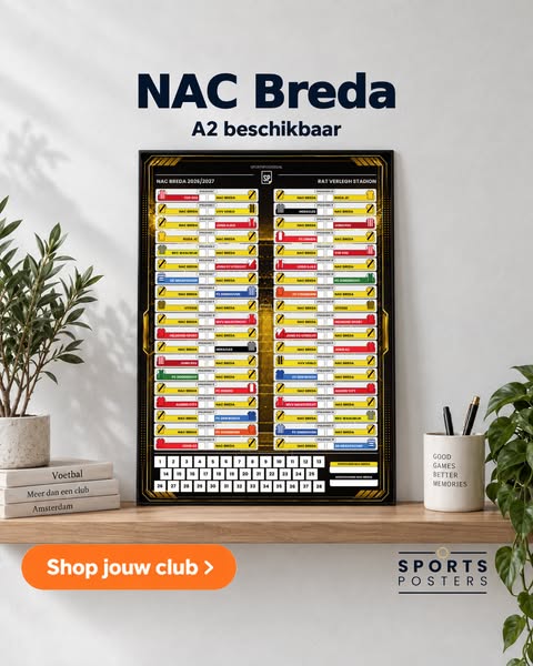 NAC Breda invulposter