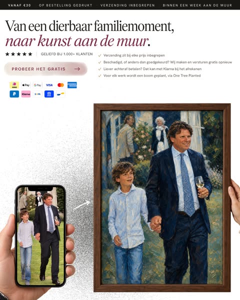 Van familiemoment naar kunst