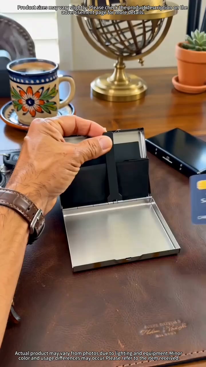 RFID Blocking Metal Card Holder