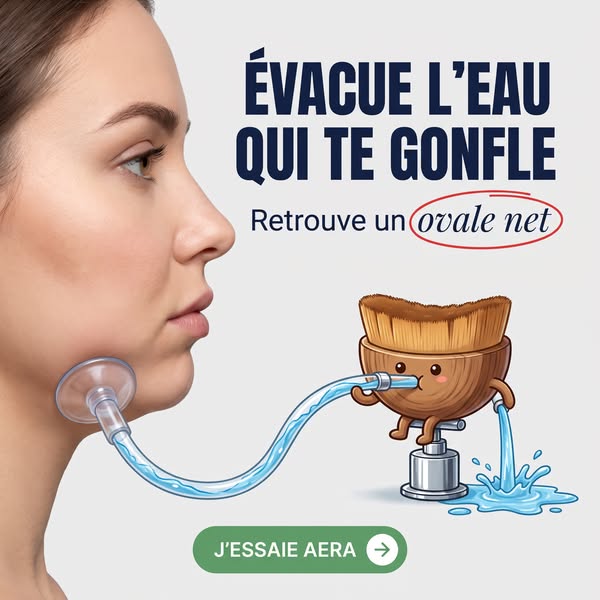 2 minutes par jour = peau plus ferme & moins de gonflements.