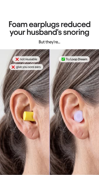 Stylish, comfortable earplugs