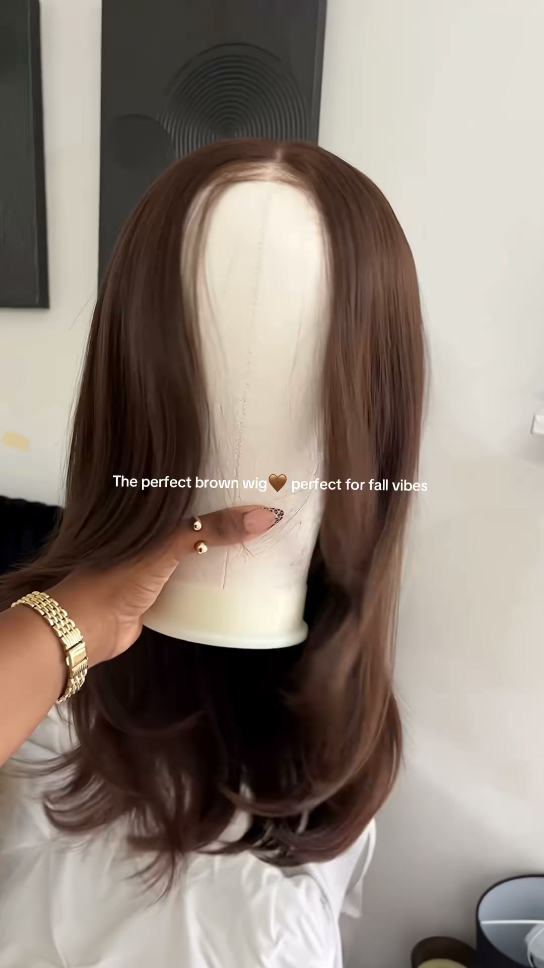 𝐂𝐡𝐨𝐜𝐨𝐥𝐚𝐭𝐞 𝐁𝐫𝐨𝐰𝐧 𝟏𝟑𝐱𝟔 𝐅𝐮𝐥𝐥 𝐅𝐫𝐨𝐧𝐭𝐚𝐥 𝐖𝐢𝐠
