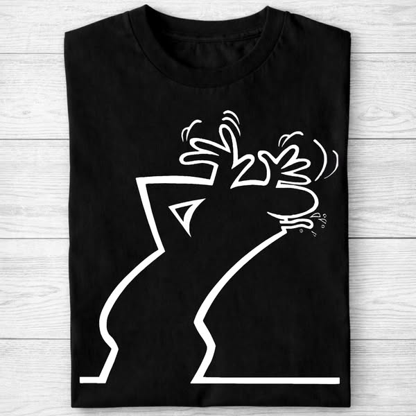 Grappig Minimalistisch T-shirt