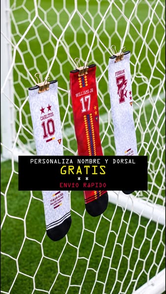 Personaliza con nombre y dorsal, GRATIS