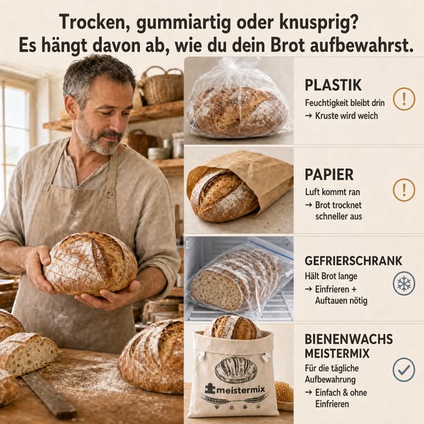 Brot bleibt bis zu 3× länger frisch